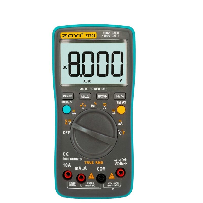 ZOYI ZT-301 - Đồng hồ vạn năng 8000 counts đo nhiệt độ