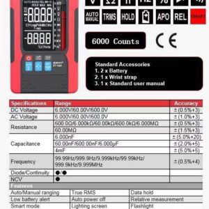 Đồng hồ vạn năng ZOYI 922 - ZOYI ZT922 – Đồng Hồ Vạn Năng 6000 counts True RMS