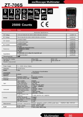 ZOYI ZT-706S máy hiện sóng