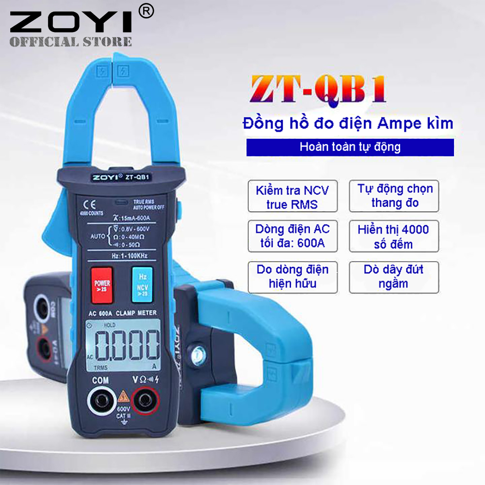 ZT-5B đồng hồ kẹp vạn năng ZOYI