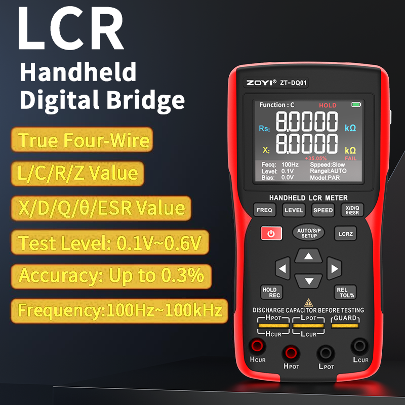 Cầu đo LCR cầm tay ZOYI ZT-DQ01 chính hãng