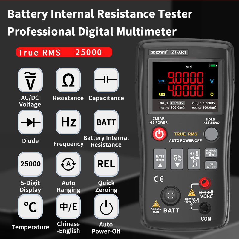 zoyi-zt-xr1-may-do-dien-tro-pin-noi-tro-m-ohm-10-2 ZOYI ZT-XR1 máy đo điện trở pin kiêm vạn năng chính hãng - Ảnh 10